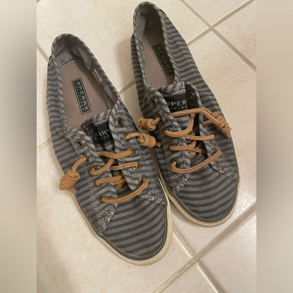 Sperry Women's Seacoast Stripe Boat Sneakers - Picture 2 of 8
